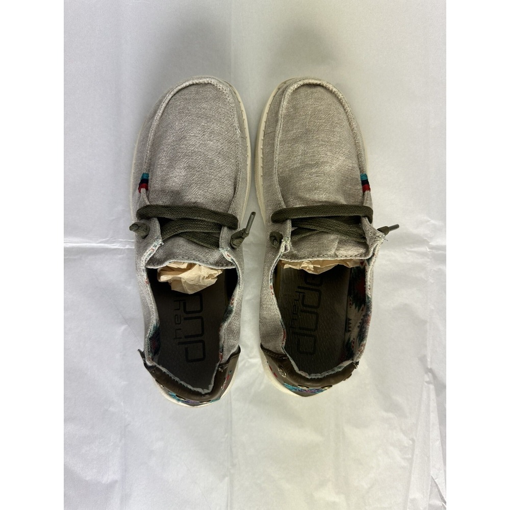 Hey Dude‎ Wendy Rodeo Wheat Aztec US Women's Size 6 Grey - Picture 4 of 7